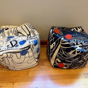 Graffiti Bean Bag Cushion